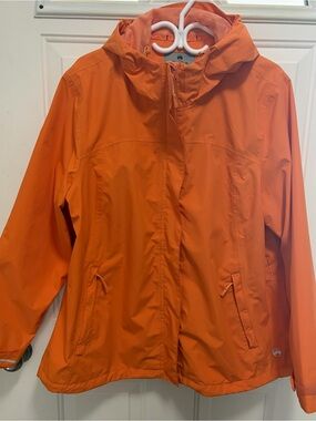 Wind River Hyper-Dri Rain Jacket Women’s XXL Orange Hooded Waterproof Coat